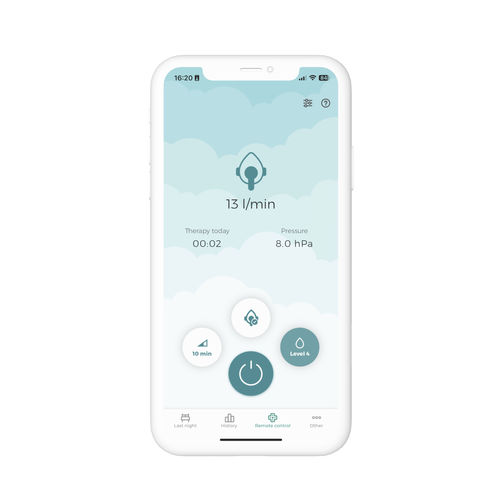Applicazione mobile di gestione - prisma  - Löwenstein Medical - medica / CPAP / Androïd