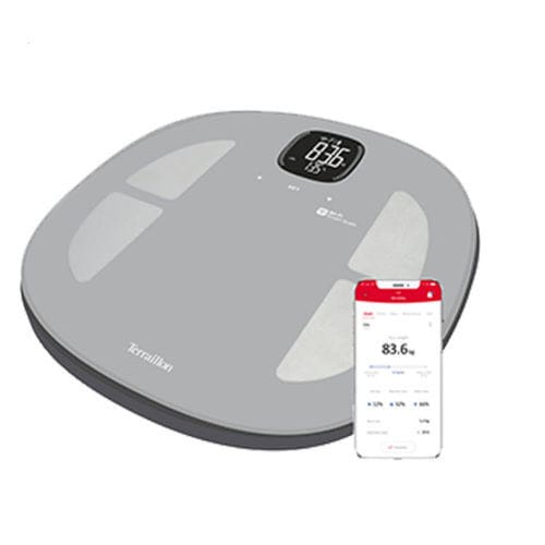 Analizzatore di composizione corporea per bioimpedenziometria - Master Fit - Terraillon - per misurazione della massa grassa / con piattaforma / con display LCD