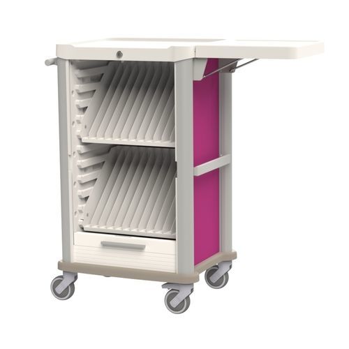 Carrello ospedaliero - Eolis® COMPACT - VILLARD MÉDICAL - medico / per cartelle mediche / in plastica