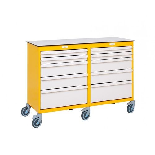 Armadio per ospedale - 1007.12W01 - VILLARD MÉDICAL - con cassetti / con rotelle