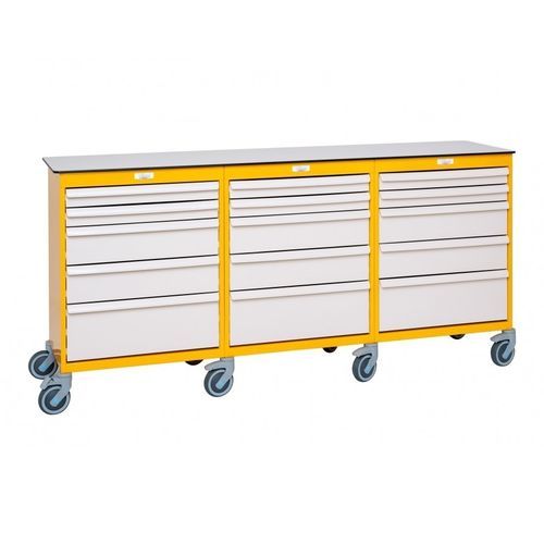 Armadio per ospedale - 1007.13W01 - VILLARD MÉDICAL - con cassetti / con rotelle