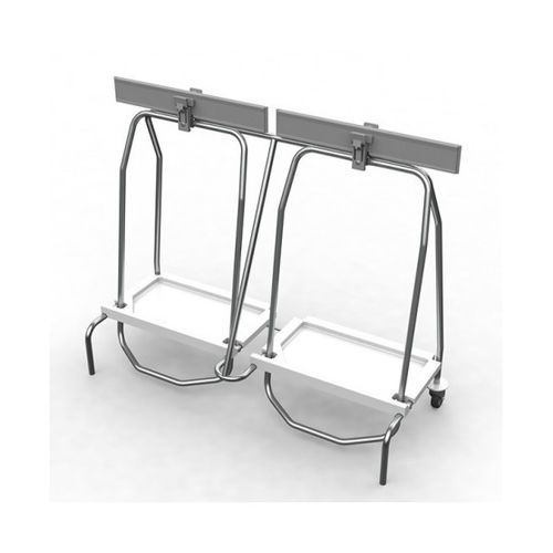 Carrello medico - HERMÉ-TRI®  - VILLARD MÉDICAL - di trasporto / portarifiuti / 2 sacchi