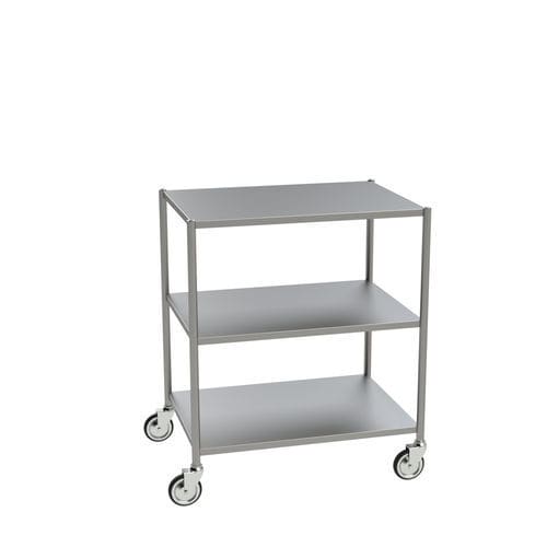 Carrello medico - 312.02 - VILLARD MÉDICAL - per uso generale / di stoccaggio / in acciaio inossidabile