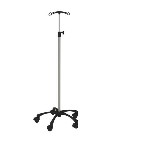 Asta portaflebo con rotelle - 317.12 - VILLARD MÉDICAL - 4 ganci / 2 ganci / telescopica