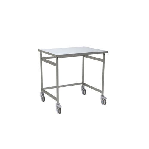 Tavolo da lavoro - 810.51 - VILLARD MÉDICAL - rettangolare / su rotelle / in acciaio inossidabile