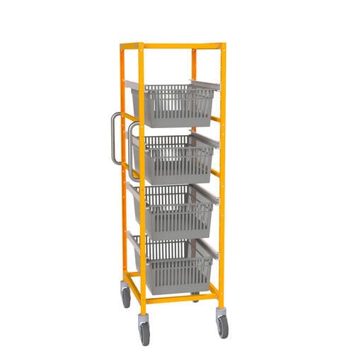 Carrello medico - 1002.52 - VILLARD MÉDICAL - per uso generale / di trasporto / con cestello