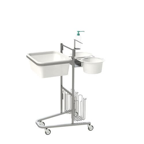 Carrello portabiancheria per sacchi sporchi - Opti-Soins - VILLARD MÉDICAL - ospedaliero / di pulizia / per biancheria