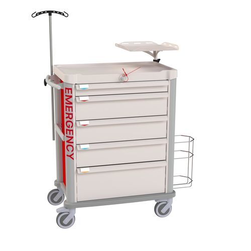 Carrello di emergenza - Eolis® - VILLARD MÉDICAL - per consumabili / per defibrillatore / di trasporto