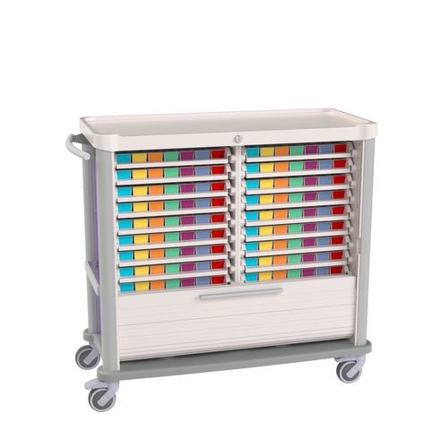 Carrello medico - Eolis® COMPACT - VILLARD MÉDICAL - ospedaliero / per consumabili / di trasporto
