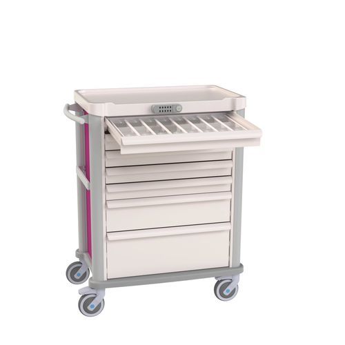 Carrello medico - Eolis® - VILLARD MÉDICAL - ospedaliero / per farmaci / di distribuzione di farmaci