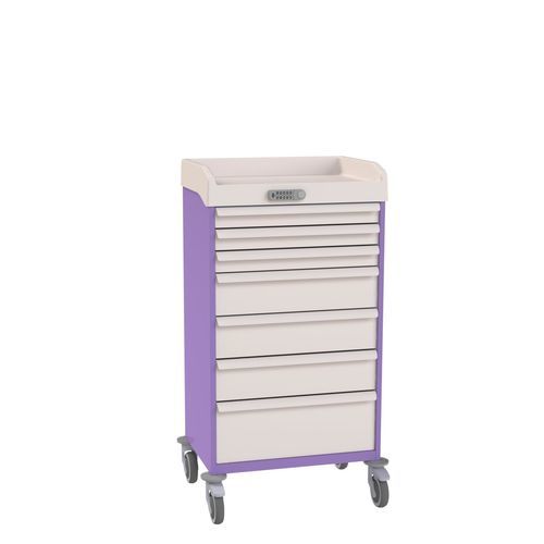 Carrello medico - EolisÂ® - VILLARD MÉDICAL - ospedaliero / per consumabili / in plastica