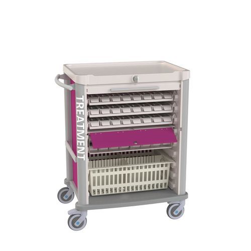 Carrello medico - Eolis® - VILLARD MÉDICAL - per farmaci / di trasporto / di distribuzione di farmaci