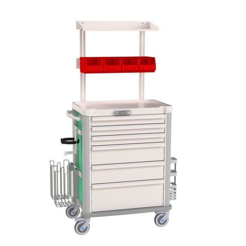 Carrello per anestesia - Eolis® - VILLARD MÉDICAL - per sala operatoria / ospedaliero / in acciaio inossidabile