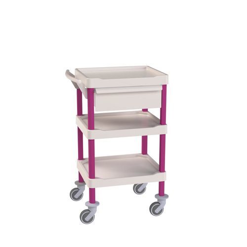 Carrello medico - Eolis® COMPACT - VILLARD MÉDICAL - per consumabili / per dispositivi medici / di trasporto