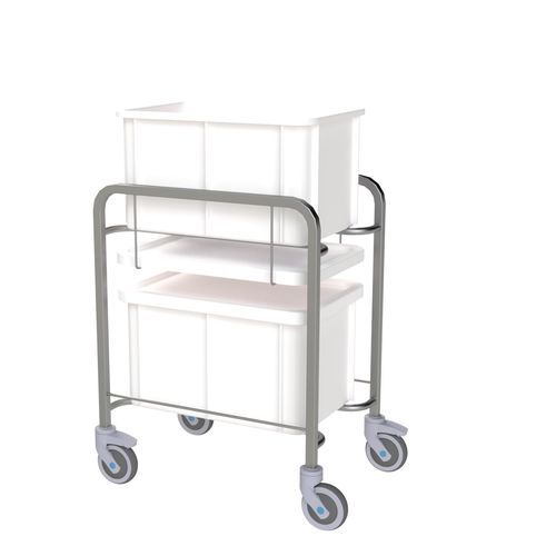 Carrello per chirurgia - 800.24 - VILLARD MÉDICAL - per strumenti chirurgici / di trasporto / con vaschetta