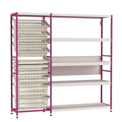 Scaffalatura modulare - Eolis® - VILLARD MÉDICAL - inclinata