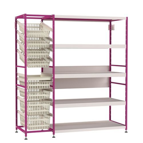 Scaffalatura modulare - Eolis® - VILLARD MÉDICAL - per cestelli / inclinata