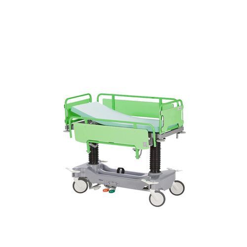 Barella con carrello da trasporto - 203.25 - VILLARD MÉDICAL - passamalati / idraulica / Trendelenburg