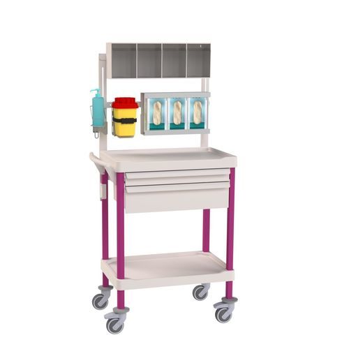 Carrello medico - Eolis® - VILLARD MÉDICAL - per consumabili / di trasporto / di stoccaggio