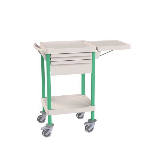 Carrello medico - Eolis® COMPACT - VILLARD MÉDICAL - ospedaliero / per trattamenti / in alluminio