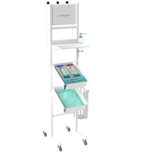 Carrello ospedaliero - Unités Mobiles de Précaution - UMP® - VILLARD MÉDICAL - medico / per consumabili / per logistica