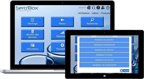 Software per banca del sangue - Sero’Box - AccsA'tech - di gestione / di tracciabilità