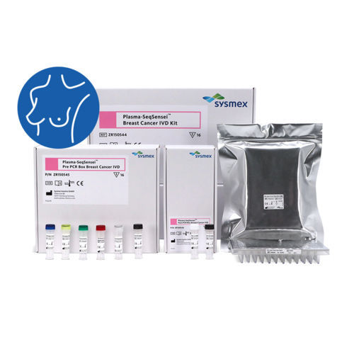 Kit di test di mutazioni genetiche - Plasma-SeqSensei™  - Sysmex Europe - per tumore al seno / di oncologia / genetico