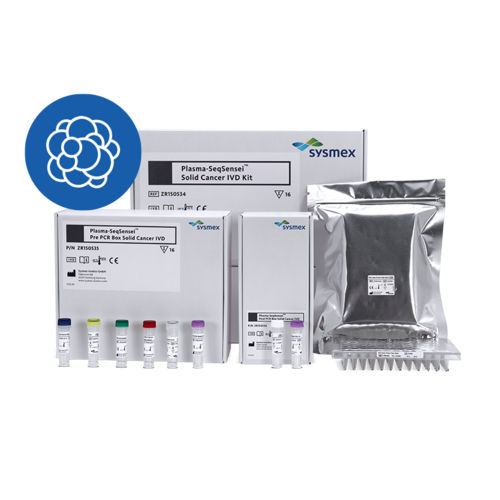 Kit di test per cancro colorettale - Plasma-SeqSensei™ - Sysmex Europe - genetico / EGFR / Fattore di crescita epidermico