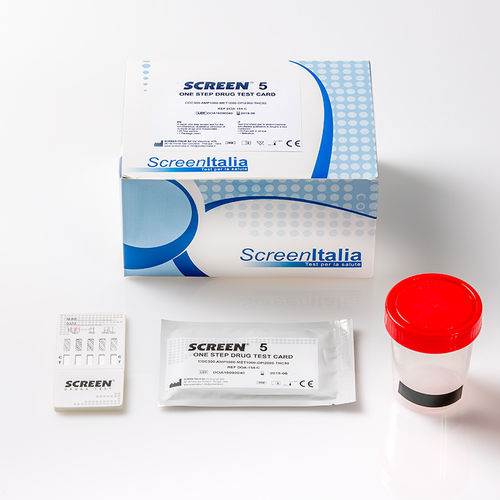Test rapido antidroga - SC-0104-25 - SCREEN ITALIA - per metaboliti urinari / per cocaina / per metanfetamina
