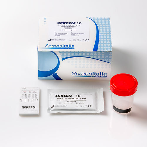 Test rapido antidroga - SC-0234-25 - SCREEN ITALIA - per cocaina / per metaboliti urinari / per metanfetamina