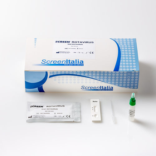 Test rapido per controllo di qualità - SC-0692-25 - SCREEN ITALIA - del rotavirus / di feci / immunocromatografico