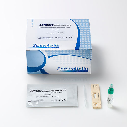 Test rapido per controllo di qualità - SC-0470-25 - SCREEN ITALIA - di glutammato desidrogenasi / del Clostridium difficile / di feci