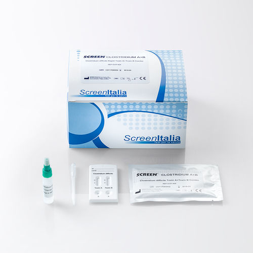 Test rapido per controllo di qualità - SC-0494-10 - SCREEN ITALIA - C. difficile / di feci / immunocromatografico