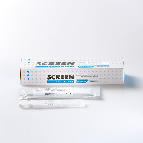 Test rapido antidroga - 911151645 - SCREEN ITALIA - per metanfetamina / per cocaina / per cannabinoidi