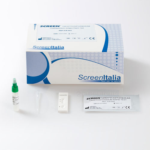 Test rapido della diarrea - SC-0524-10 - SCREEN ITALIA - di Cryptosporidium / di feci / immunocromatografico