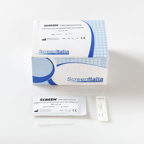 Test rapido della polmonite - SC-0708-25 - SCREEN ITALIA - dello Streptococcus pneumoniae / di urina / immunocromatografico