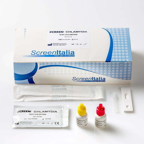 Test rapido della clamidia - ICH-502 - SCREEN ITALIA - per antigeni / di urina / immunocromatografico