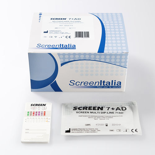 Test rapido antidroga - SC-0821-25 - SCREEN ITALIA - anti adulterazione / per metaboliti urinari / per cocaina