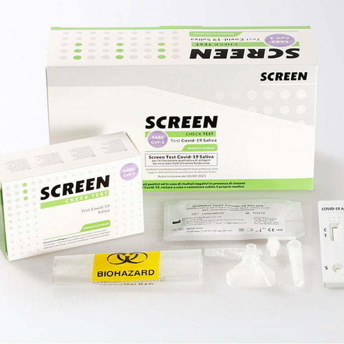 Kit di test per diagnosi COVID-19 - 982735728 - SCREEN ITALIA - per antigeni / SARS-COV-2 / di saliva
