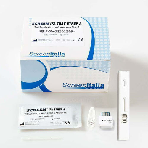 Test rapido per malattie infettive - FI-STA-502 - SCREEN ITALIA - per antigeni / virale / dello streptococco A