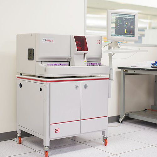 Analizzatore ematologico automatico - CELL-DYN Ruby - Abbott Diagnostics - da banco / in 5 popolazioni / per diffrazione laser