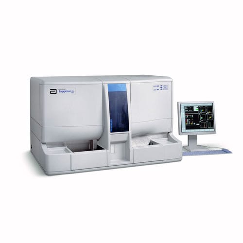 Analizzatore ematologico automatico - CELL-DYN Sapphire - Abbott Diagnostics - da banco / con differenziazione di 5 parti / per diffrazione laser