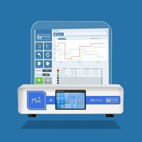 Miscelatore di gas da laboratorio - GB 100 PLUS - MCQ Instruments - digitale / con touch screen / Bluetooth