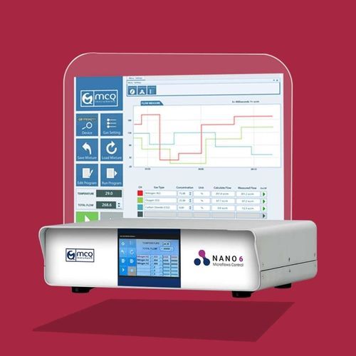 Miscelatore di gas da laboratorio - GB NANO 6 - MCQ Instruments - O2 / d'aria / di CO2