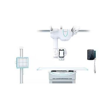 Sistema di radiografia digitale - RADspeed Pro™ SR5 - Shimadzu - per radiografia multidisciplinare / con braccio portatubo rotante a soffitto / con bucky da terra