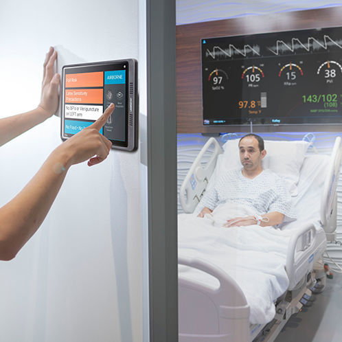 Monitor medico - UniView: 60™ - Masimo - per terapia intensiva / con supporto murale