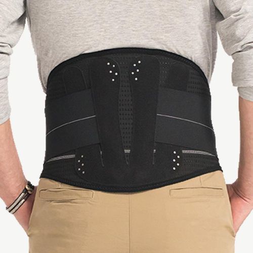 Ortesi di stabilizzazione lombare - LOMBOGIB® - Gibaud - per adulti / semirigida / nera