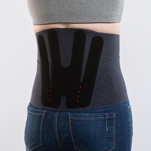 Ortesi di stabilizzazione toraco-lombare - Lombogib® Finesse - Gibaud - per adulti / semirigida / nera