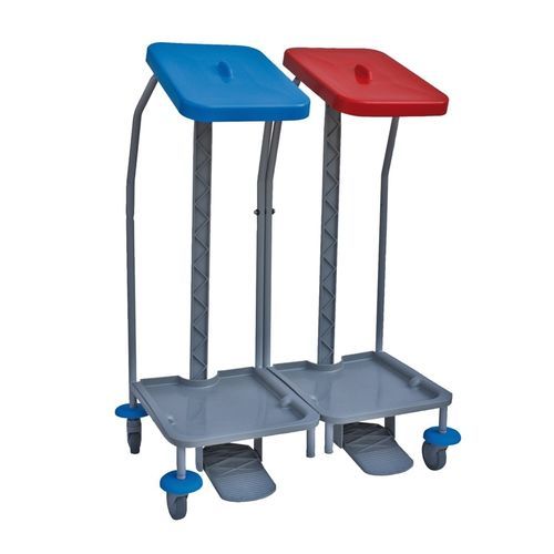 Carrello portabiancheria per sacchi sporchi - LINEN 22 - IPC - medico / di pulizia / portarifiuti