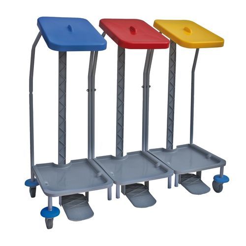 Carrello portabiancheria per sacchi sporchi - LINEN 23 - IPC - medico / di pulizia / portarifiuti